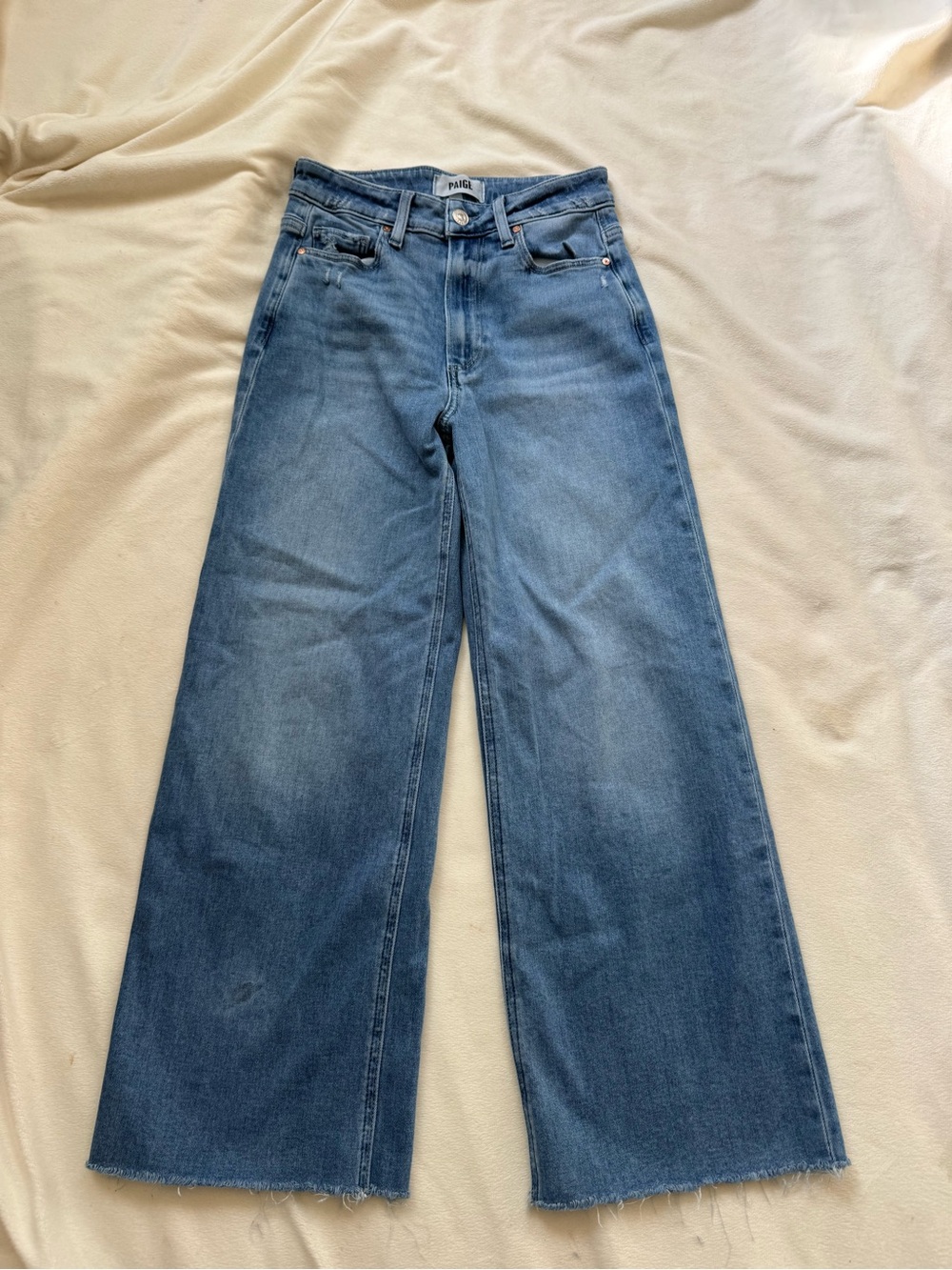 PAIGE Anessa high rise wide leg jeans
